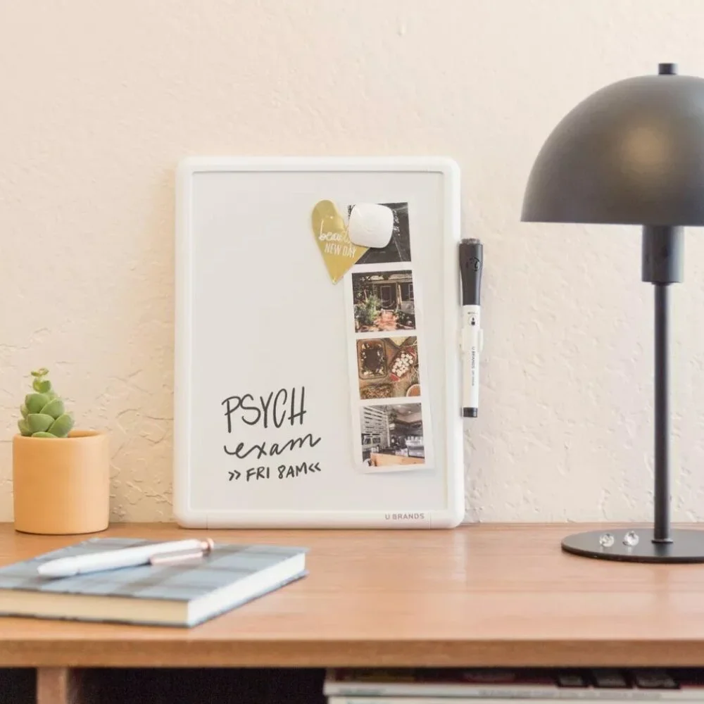 TARGET (SET OF 2) U BRANDS CONTEMPO WHITE MAGNETIC DRY ERASE BOARDS